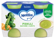 Mellin Purée de petits pois et carottes 2x130g 6 mois+