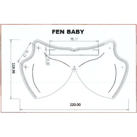 Mascherina Bambino Light Blue 2 Pezzi