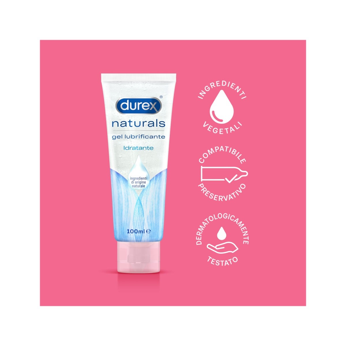 Durex Naturals Gel Lubrifiant Hydratant 100 ml