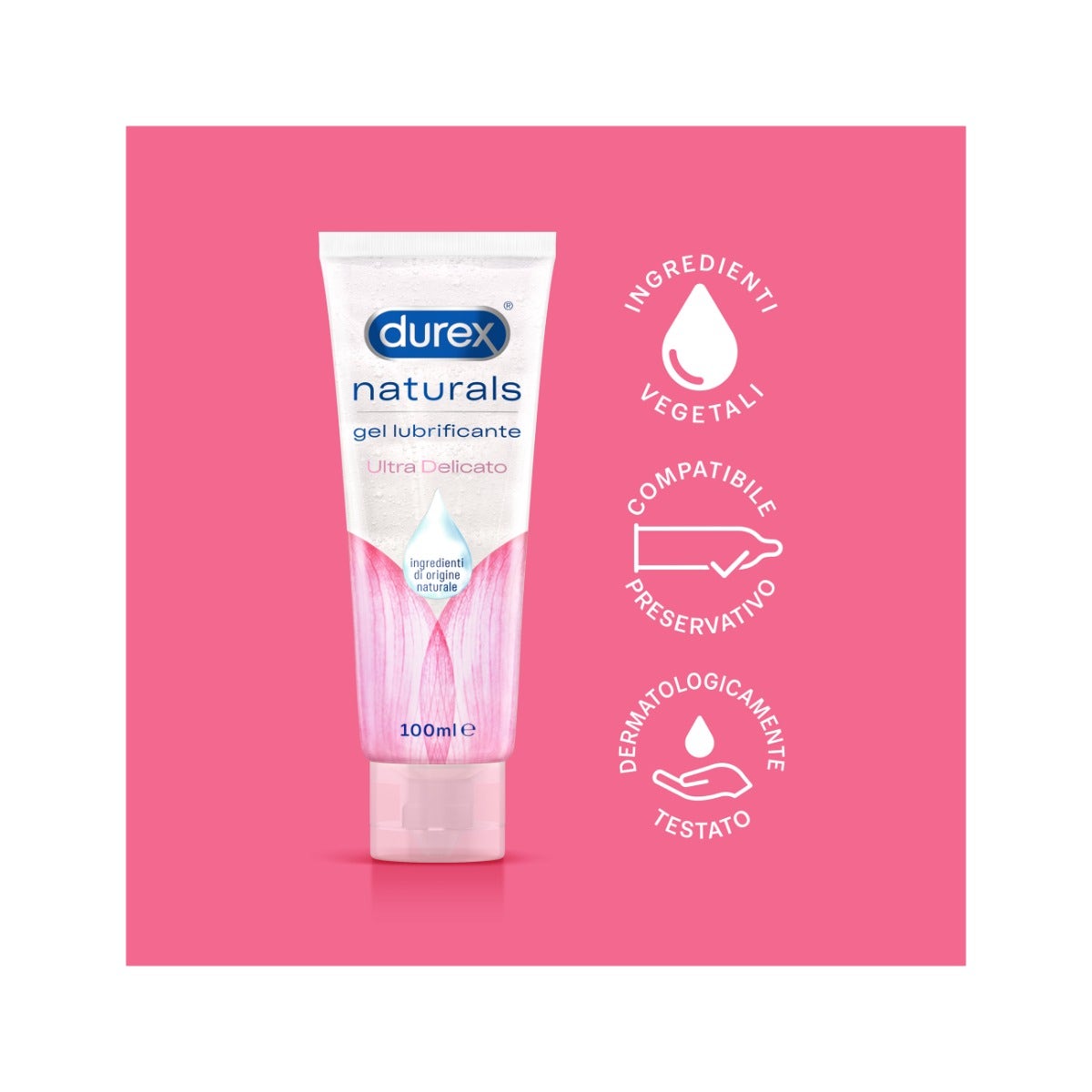 Durex Naturals Gel Lubrifiant Ultra Doux 100 ml