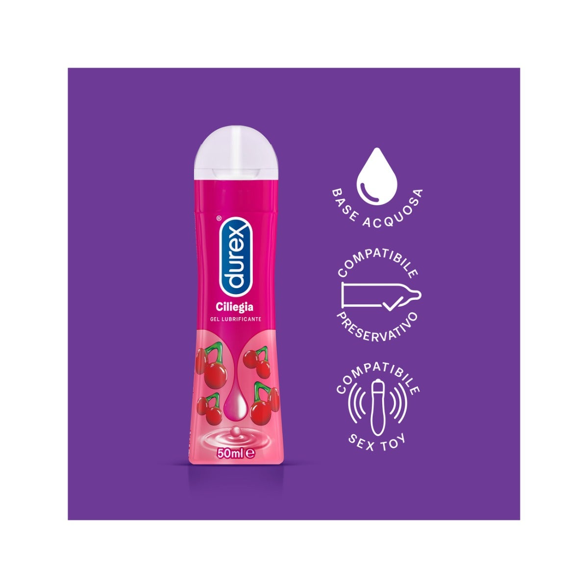 Durex Top Gel Cherry 50 ml