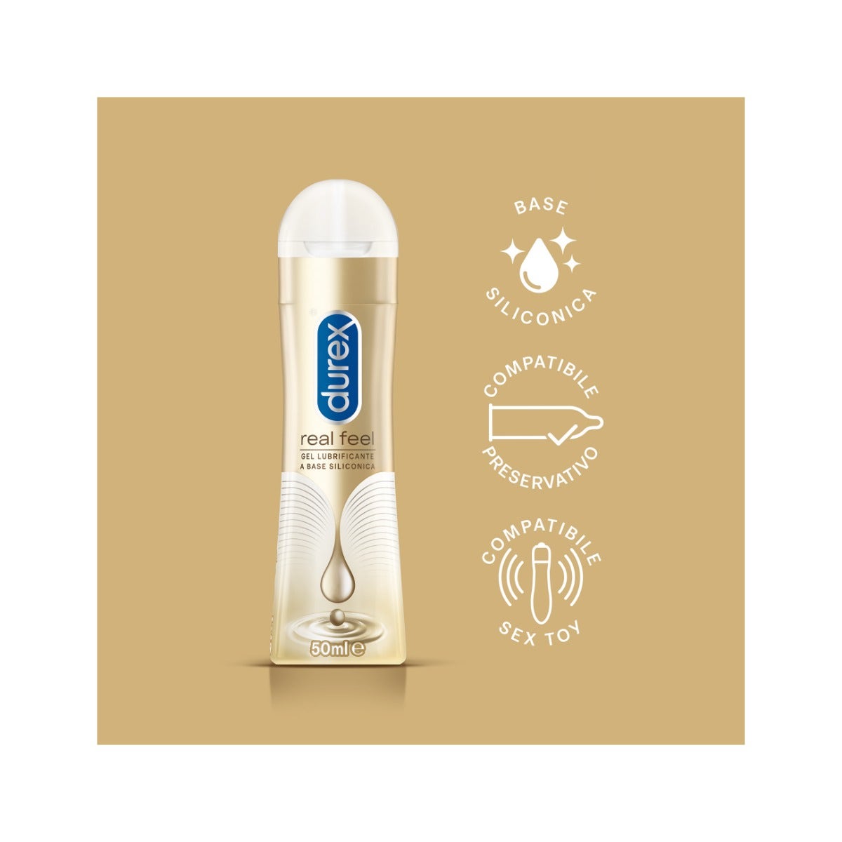 Durex Top Gel Real Feel 50 ml