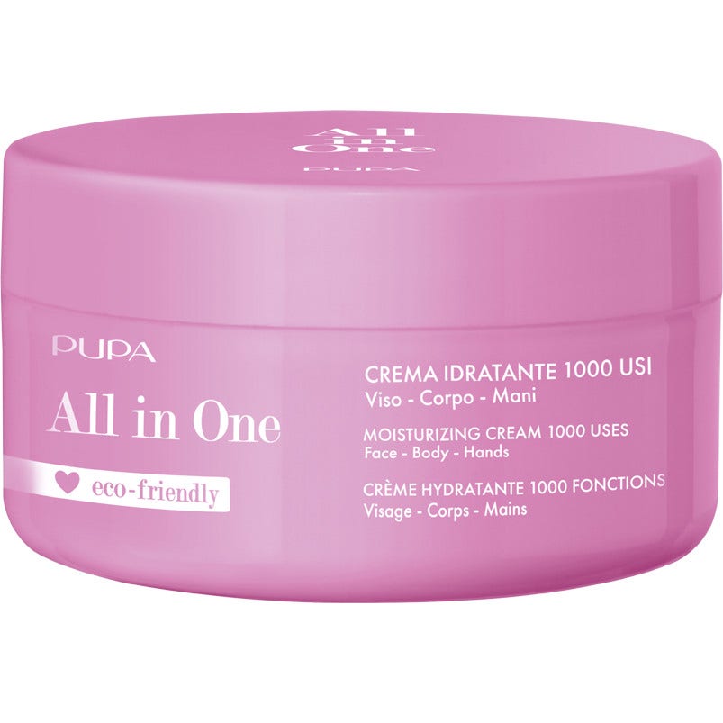 Pupa All In One Crème Hydratante 1000 Usages Visage/Corps/Mains 350 ml