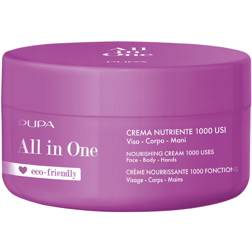 Pupa All In One Crème nourrissante 1000 usages Visage/Corps/Mains 350 ml