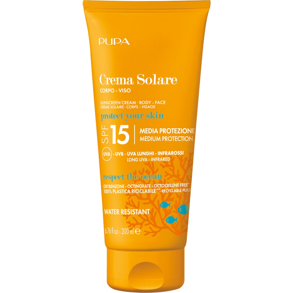 Pupa Crème solaire corps et visage SPF15 200 ml