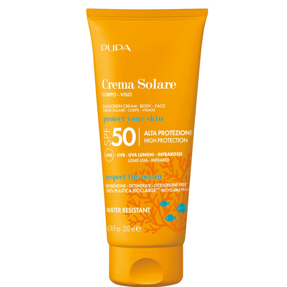 Pupa Crème solaire corps et visage SPF50 200 ml