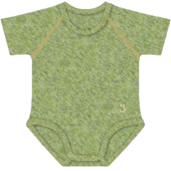 J Bimbi Body 0-36M Caldo Cotone Melange Verde