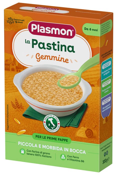 Plasmon La Pastina Gemmine 300 g 6 mois+