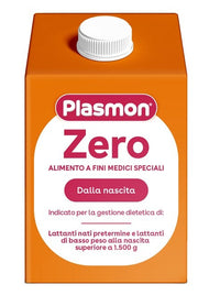 Plasmon Zero Alimento a Fini Medici Speciali Dalla Nascita 500ml