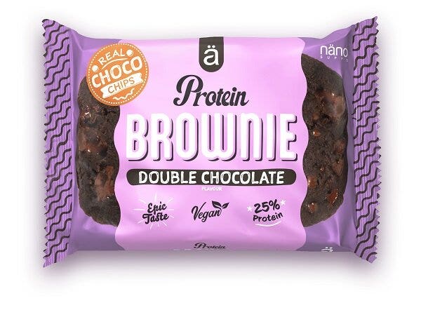 Nano Supps Brownie protéiné double chocolat 60 g