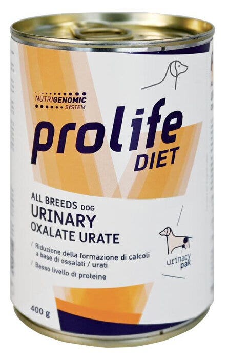 Prolife Dog Diet Urinary Oxalate Urate Nourriture humide pour chiens de toutes races Boîte de 400 g
