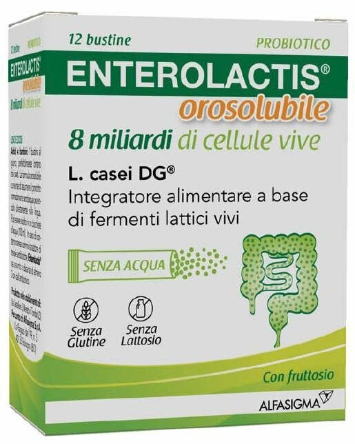 Enterolactis 8 milliards, 12 sachets solubles en bouche
