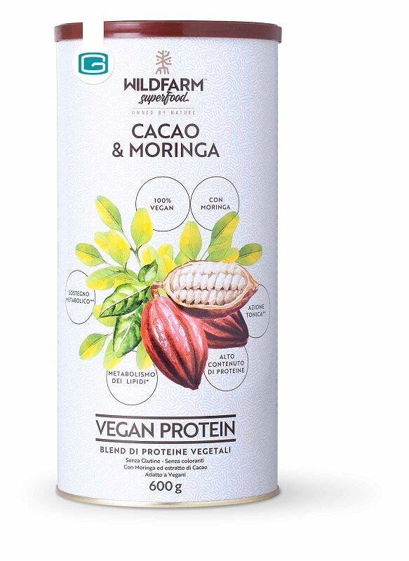 WILDFARM VEGAN PROT CAC&MO600G