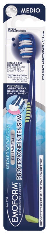 Emoform Protection intensive Brosse à dents moyenne 1 pièce