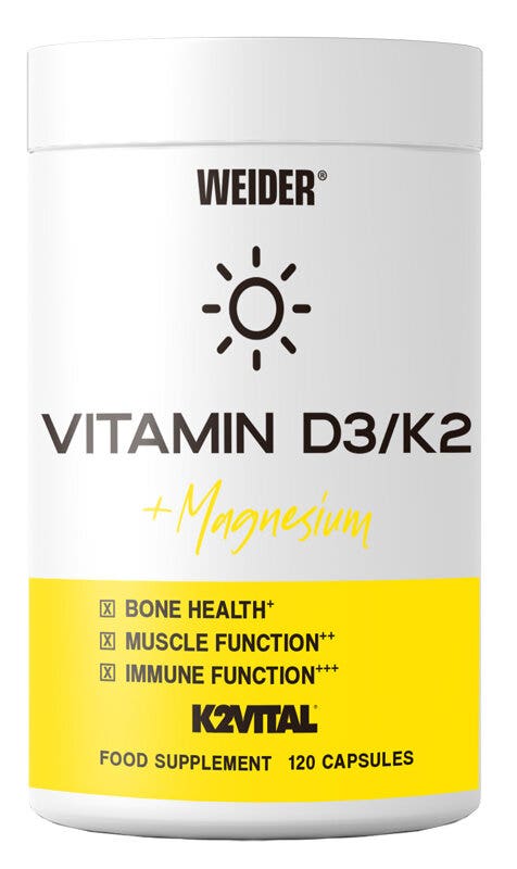 WEIDER VITAMINA D3/K2 120CPS