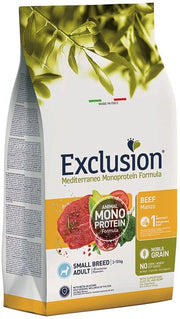 Dorado Exclusion Mediterraneo Monoprotein Noble Grain Adult Small Breed au bœuf, croquettes pour chiens 500 g