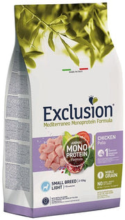Dorado Exclusion Mediterraneo Monoprotein Noble Grain Adult Small Breed au poulet, croquettes pour chiens 500 g