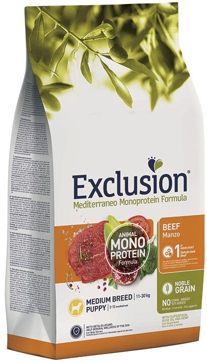 EXCLUSION M PUP BŒUF M 3 KG