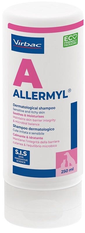 Virbac Allermyl Shampooing pour chiens et chats 250 ml