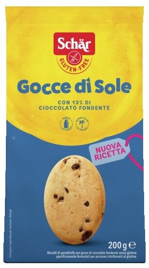 Schar Gocce Di Sole Biscuits aux pépites de chocolat sans gluten 200 g