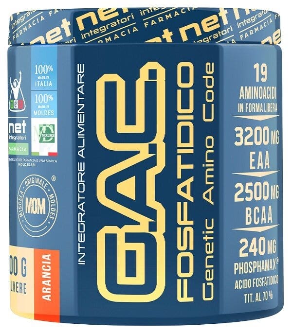 Net Compléments alimentaires G.A.C. Phosphatidique, saveur orange 200 g