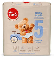 Trudi Baby Pants Pannolini a Mutandina Taglia 5 Junior 12-18 Kg 18 Pezzi