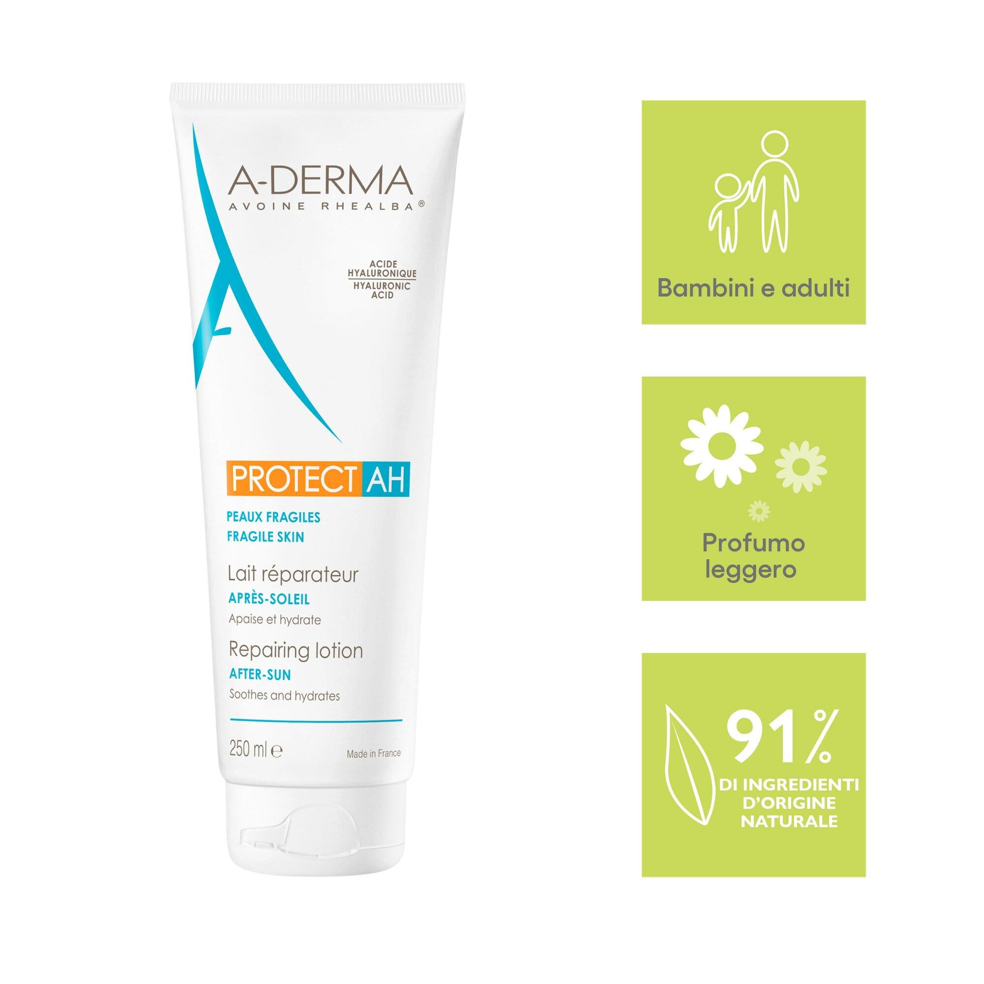 A-Derma A-D Protect AH Latte Ristrutturante 250ml