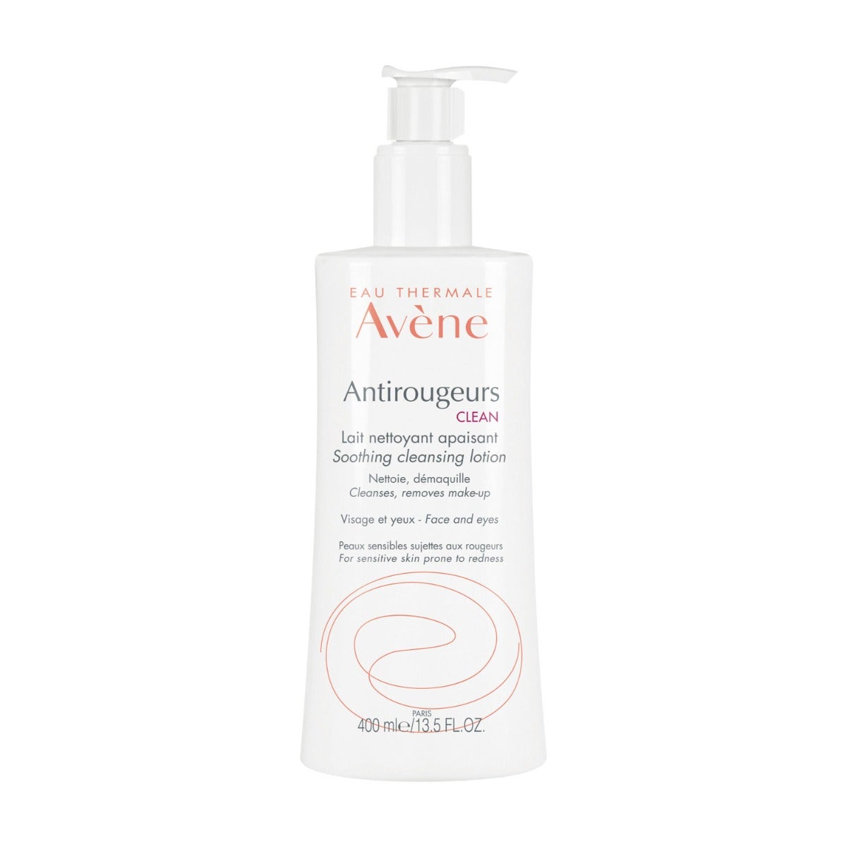 Avene Antirougeurs Lait Dermo-Nettoyant 400 ml