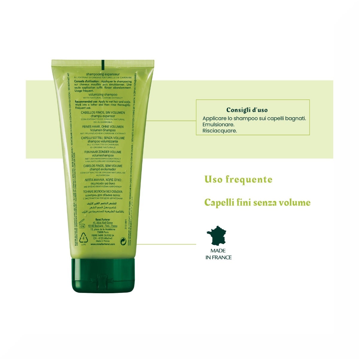 Rene Furterer Volumea Shampoo Volumizzante Capelli Sottili Senza Volume 200ml