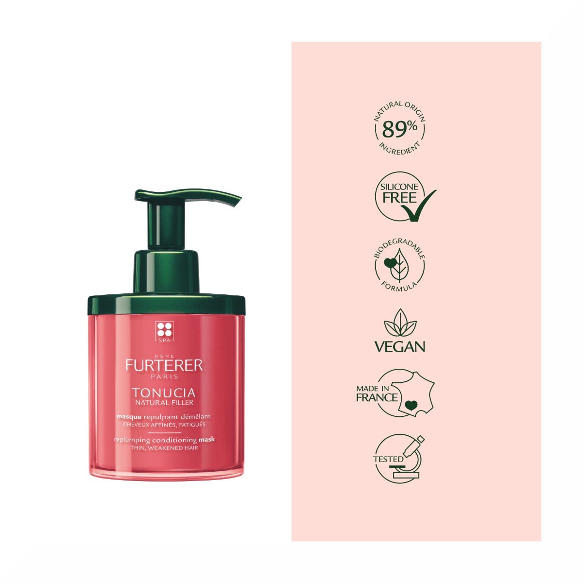 Rene Furterer Tonucia Maschera Districante Rimpolpante Capelli Devitalizzati/Affaticati 200ml