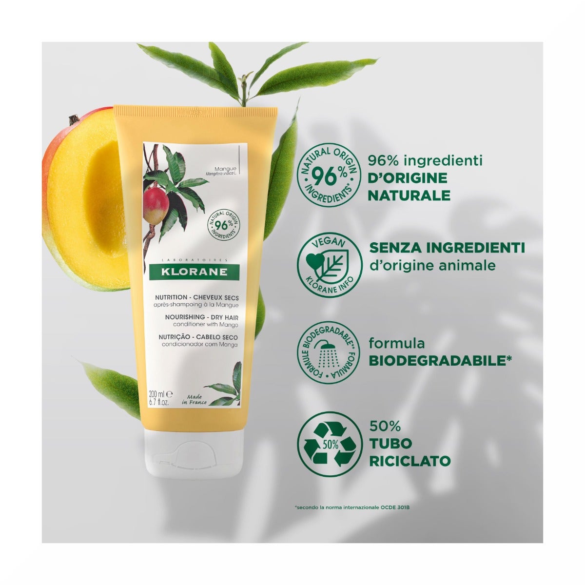 Klorane Balsamo Al Mango 200ml