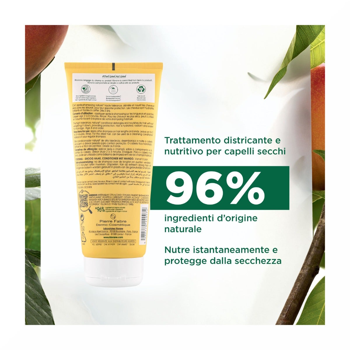Klorane Balsamo Al Mango 200ml