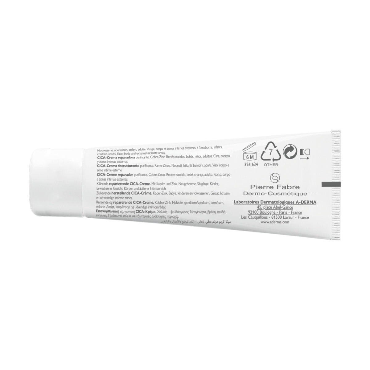 Aderma Dermalibour+ Cica-Crema Ristrutturante Purificante Pelli Irritabili 50ml