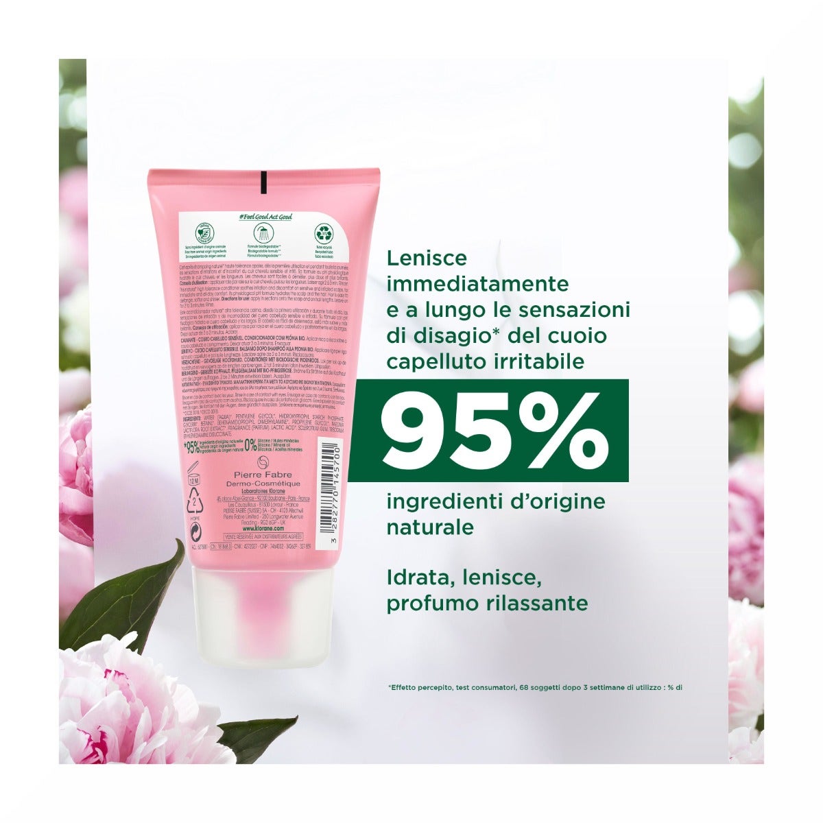 Klorane Dopo Shampoo Alla Peonia 150ml