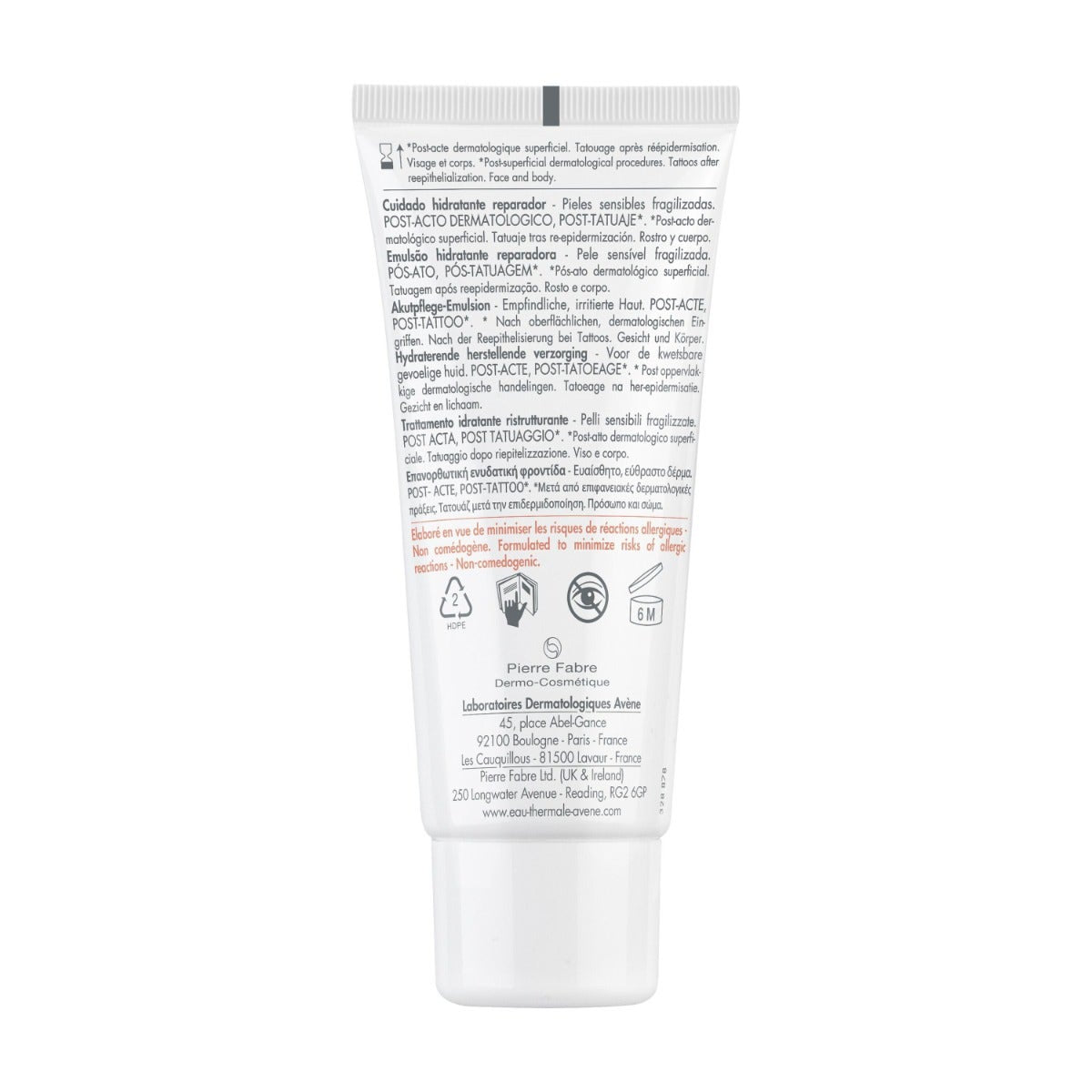 Avene Cicalfate+ Hydratant Reconstructeur Post-Chirurgie ou Tatouage 40 ml