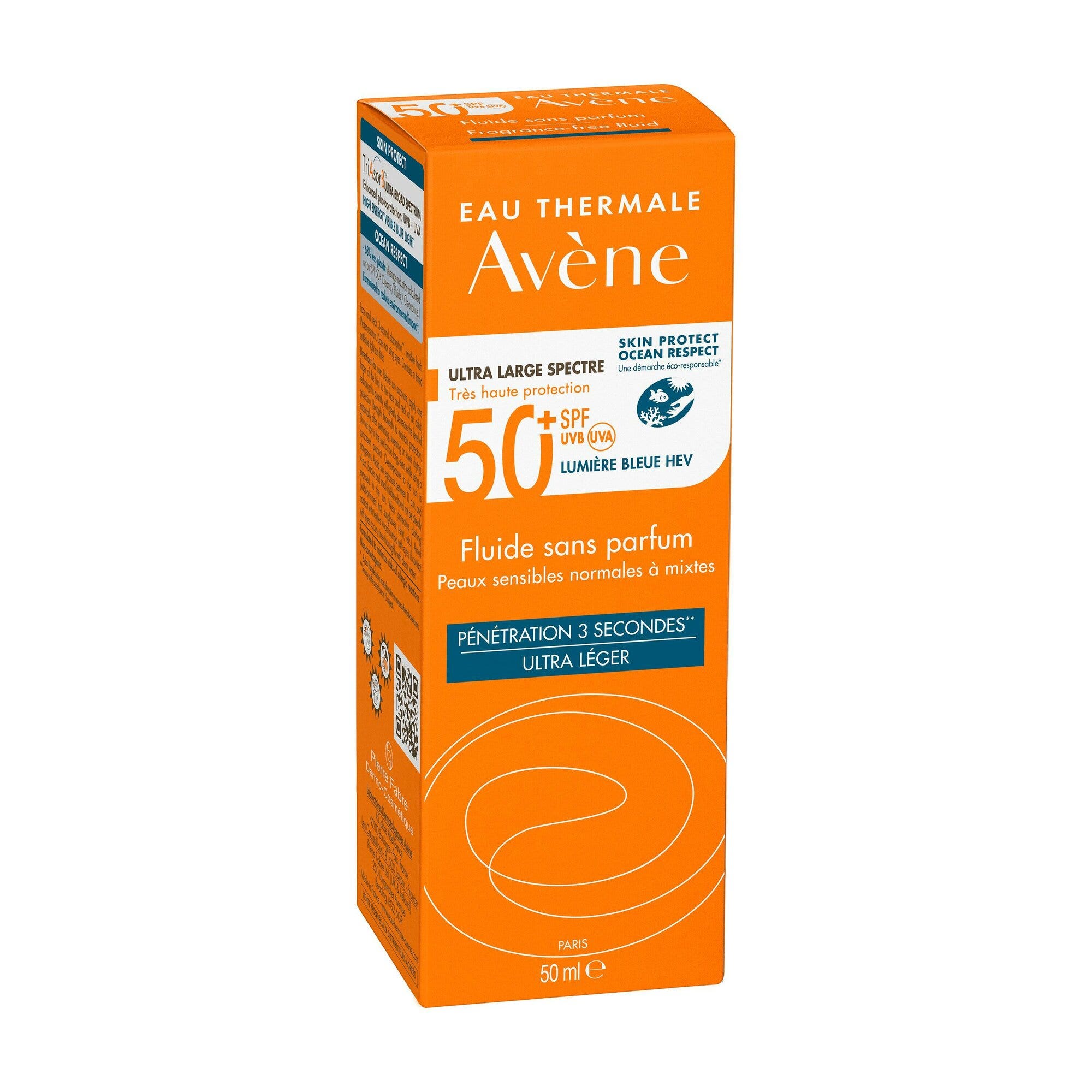 Avène Fluido Senza Profumo SPF 50+ Solare Viso 50ml