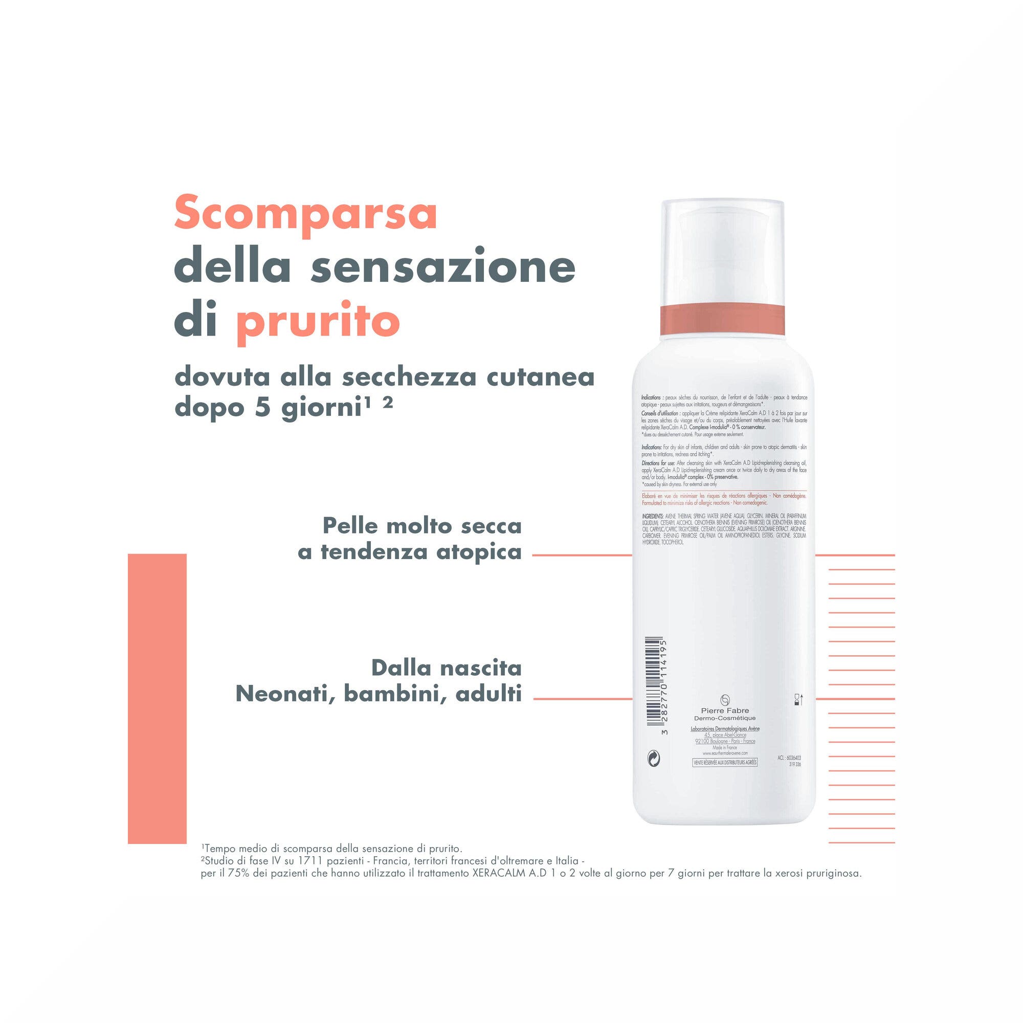 Eau Thermale Avène Xeracalm A.D Crema Liporestitutiva 400ml