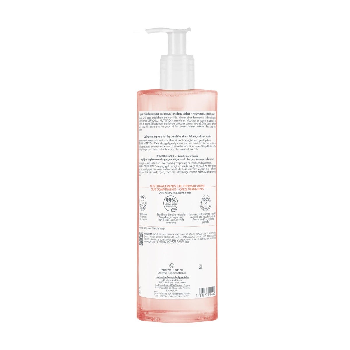 Eau Thermale Avène Xeracalm Nutrition Gel Detergente 750 ml