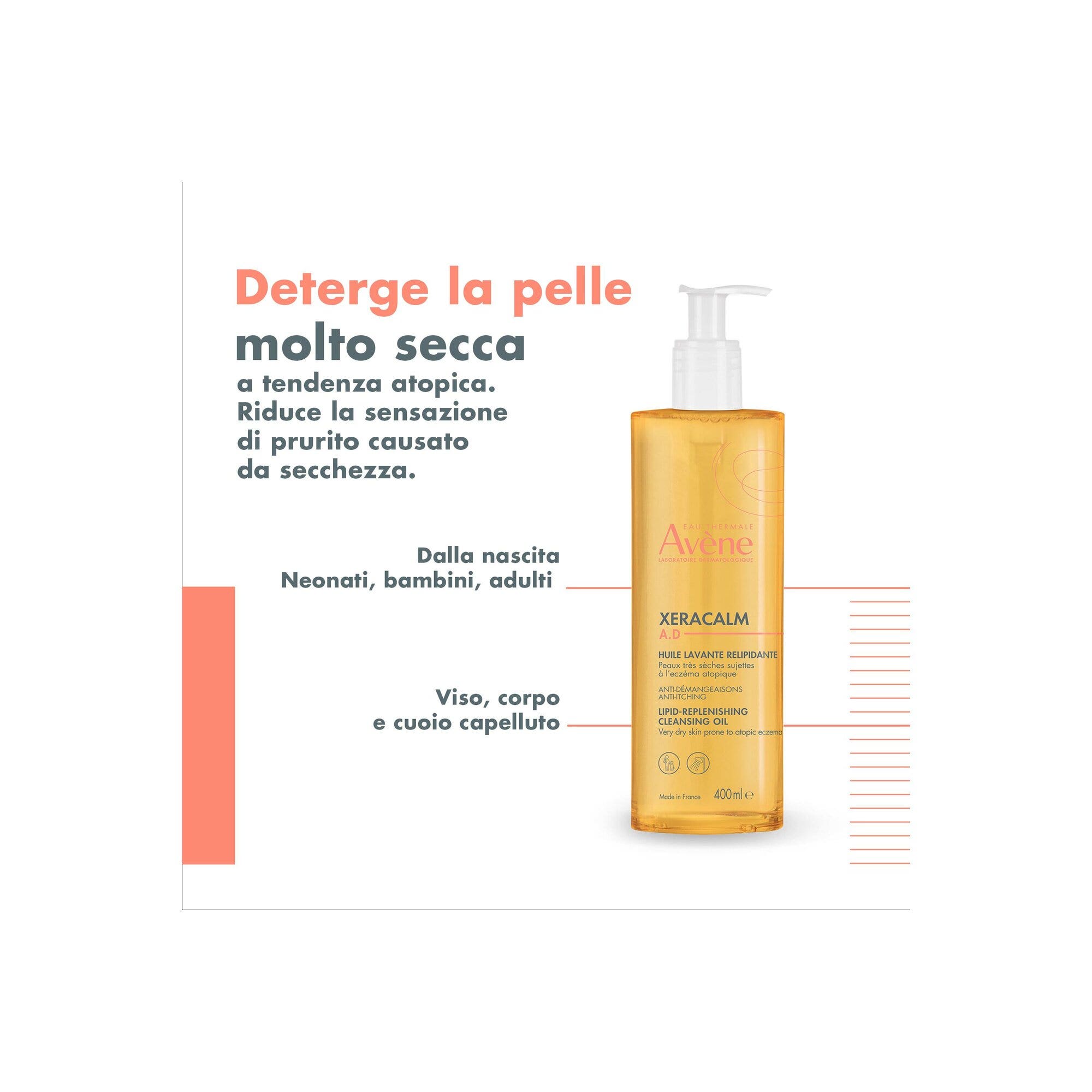 Eau Thermale Avène Xeracalm AD Huile Démaquillante Liporégénérante 400 ml