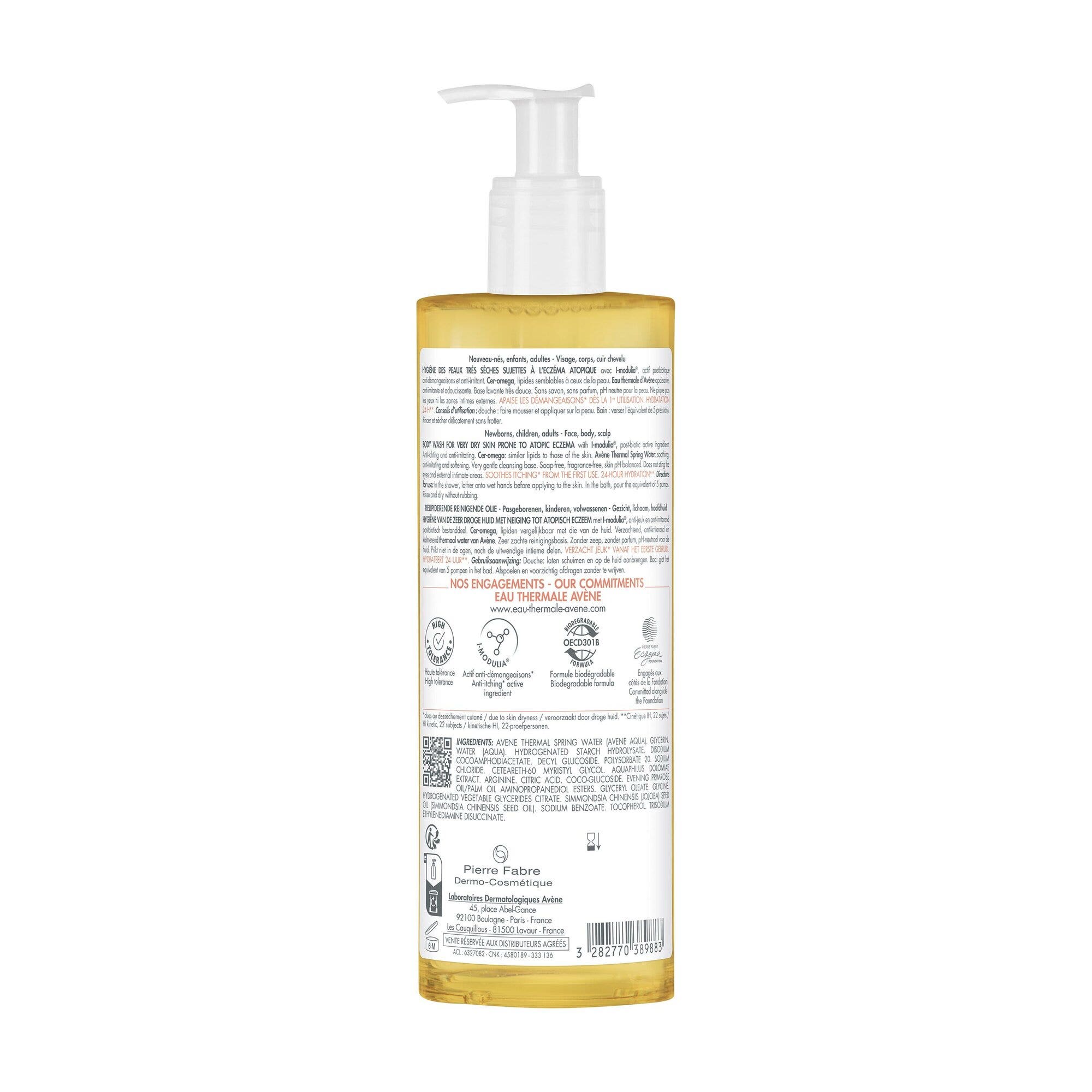 Eau Thermale Avène Xeracalm AD Huile Démaquillante Liporégénérante 400 ml