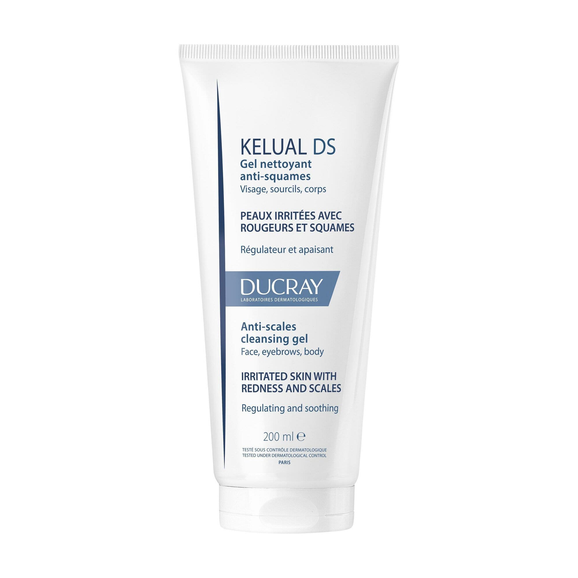 Ducray Kelual DS Gel Nettoyant Anti-Desquamation Visage et Corps 200 ml