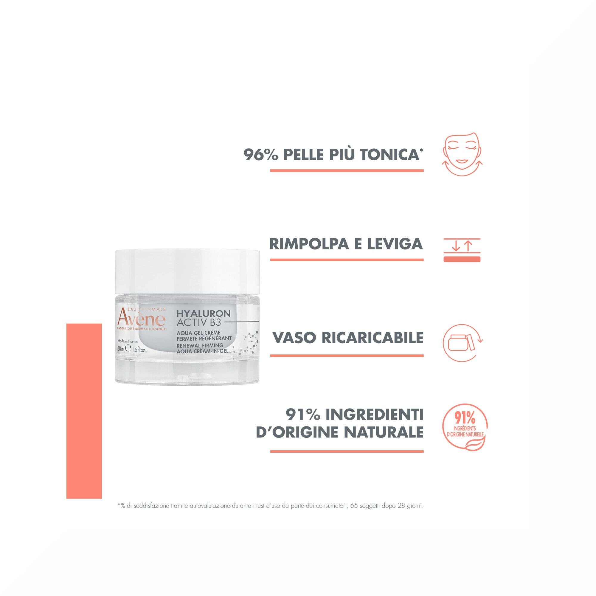 Eau Thermale Avène Hyaluron Activ B3 Aqua Gel-Crème Régénération Cellulaire 50 ml