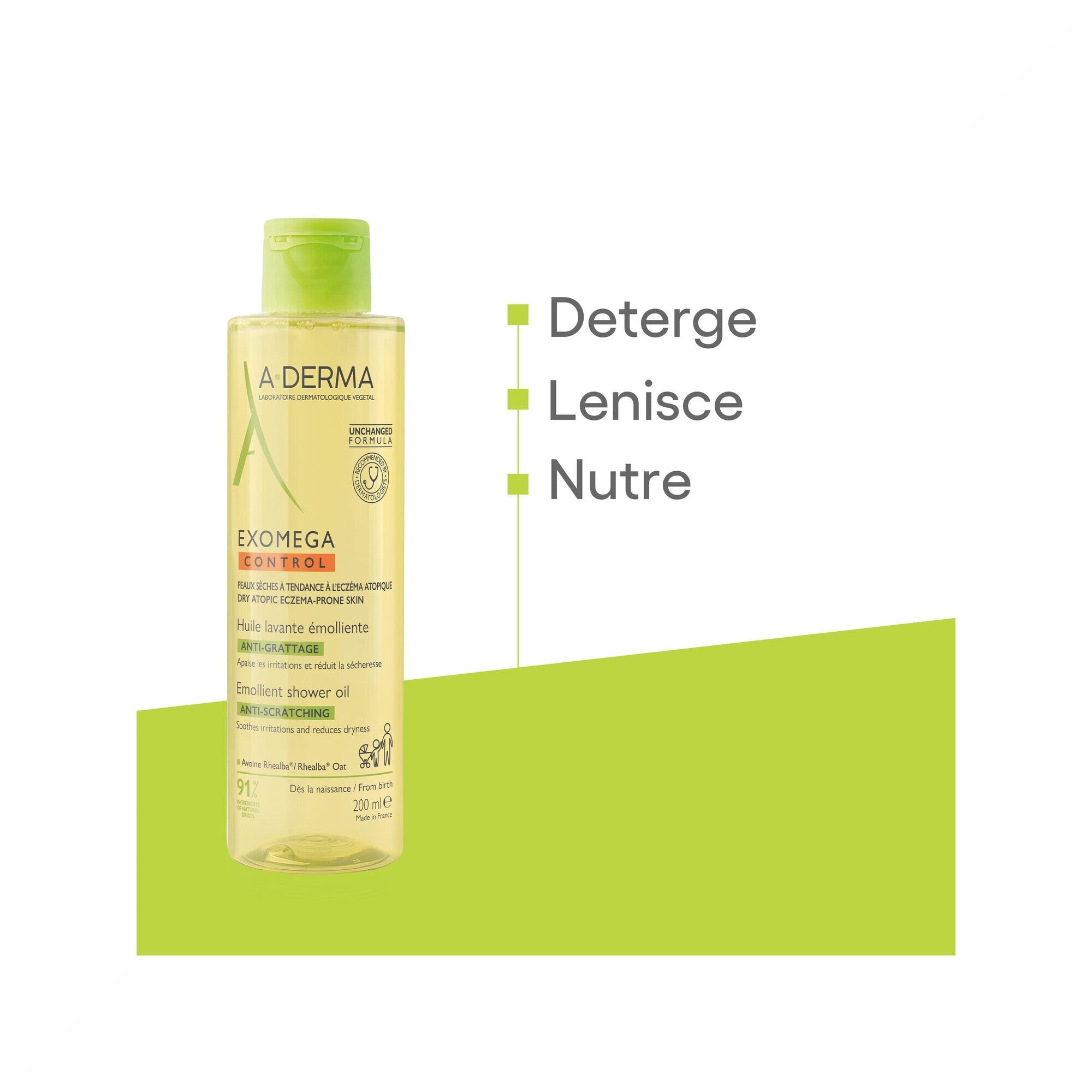 A-Derma Exomega Control Olio Lavante Emolliente 200ml