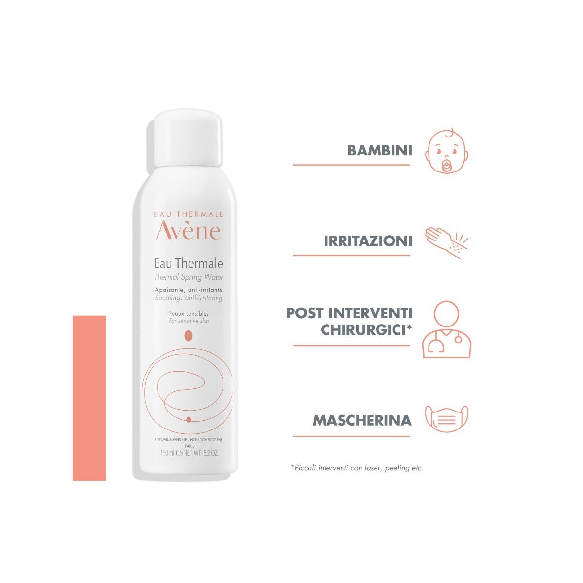 Eau Thermale Avène Spray pour Peaux Sensibles 150 ml