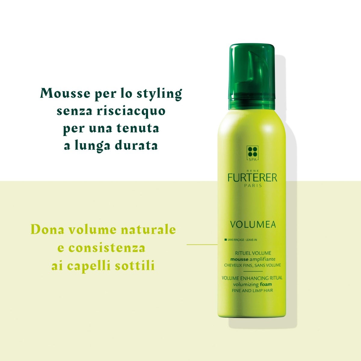 Rene Furterer Volumea Schiuma Volumizzante Senza Risciacquo Capelli Sottili Senza Volume 200ml