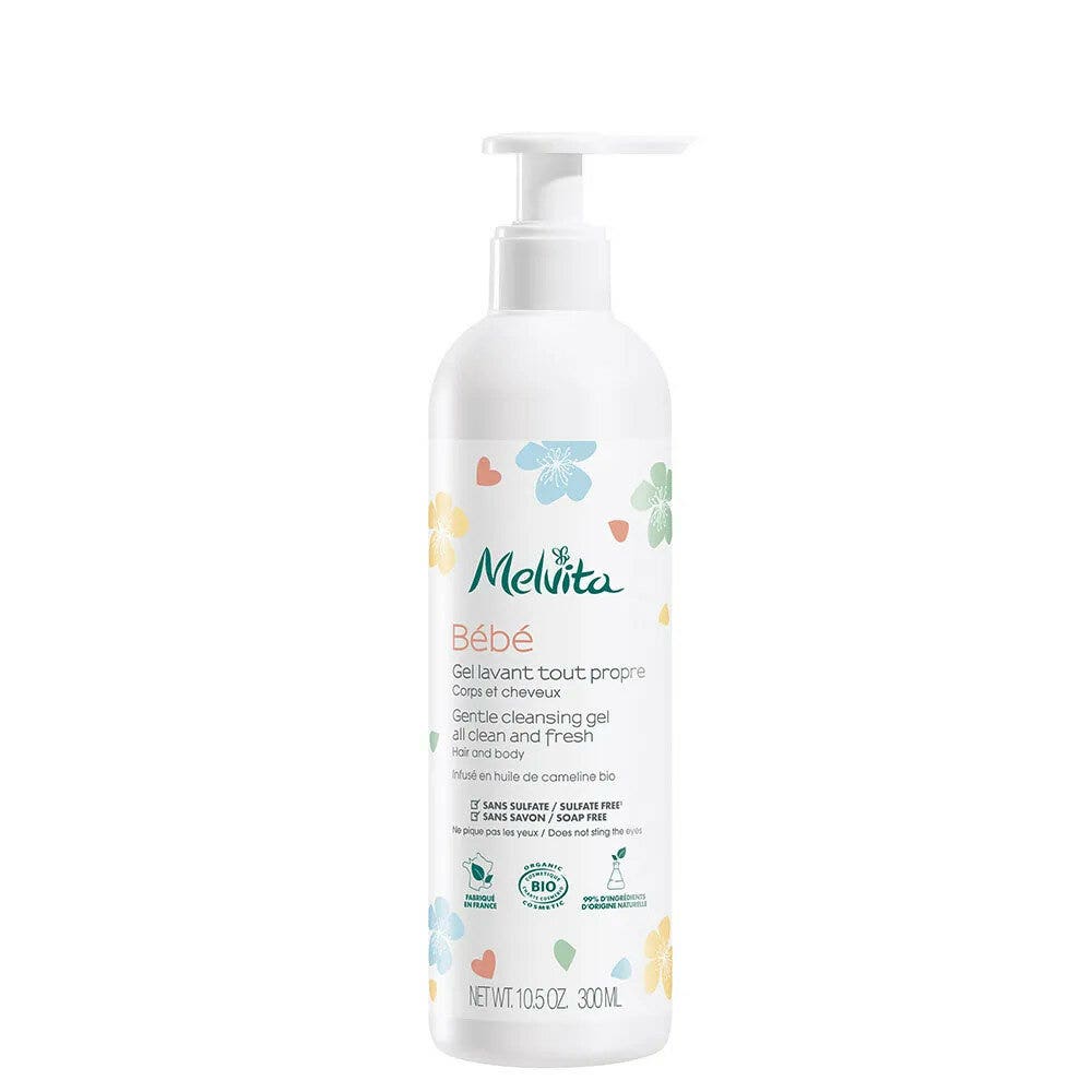 Melvita Gel Nettoyant Doux Corps et Cheveux 300 ml