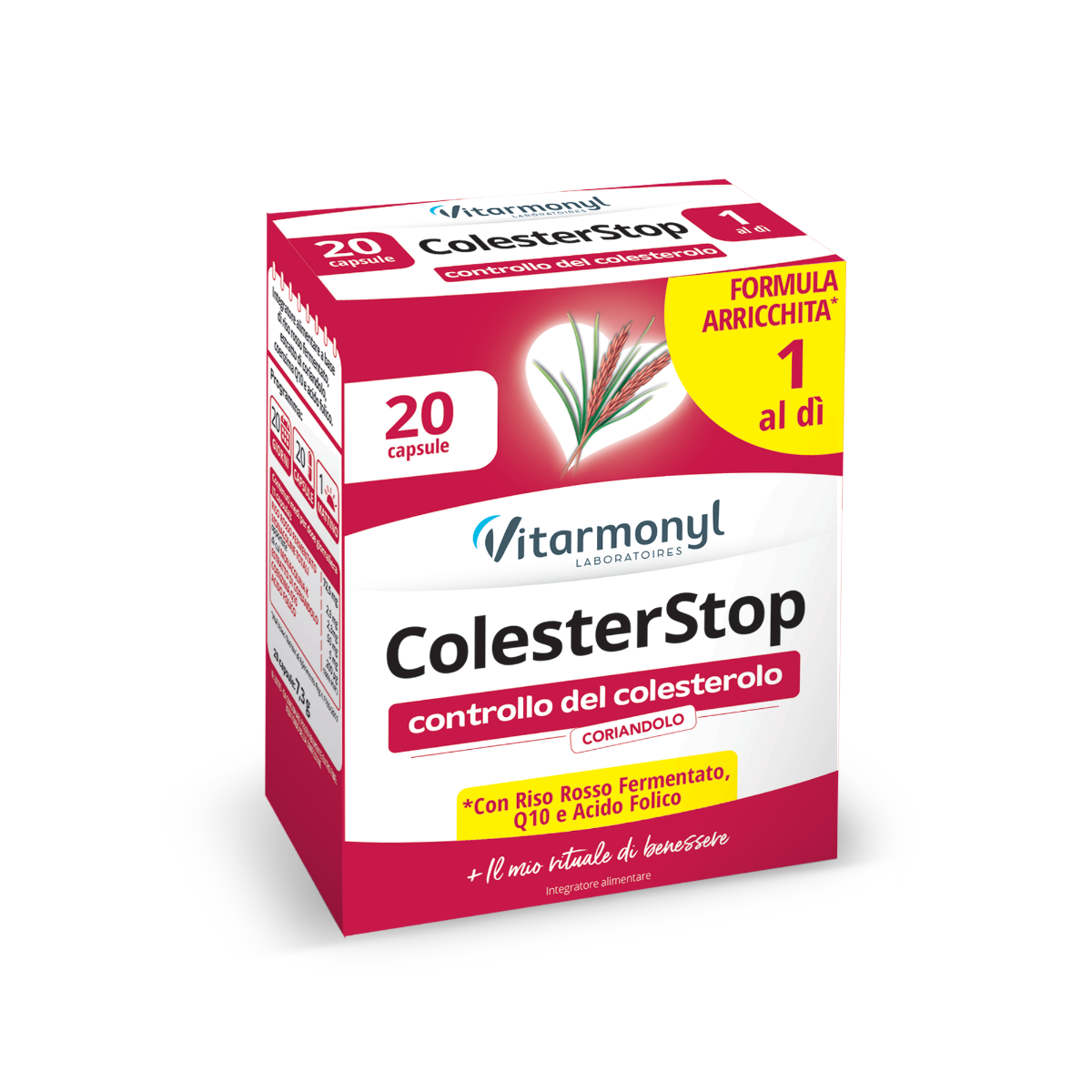Vitarmonyl ColesterStop 20 Capsule - Integratore Anticolesterolo