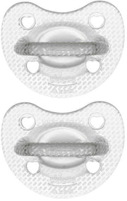 Chicco Tétine en silicone Crystal 6-16 mois, lot de 2