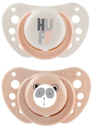 Chicco Sucette Air Rose en silicone 2-6 mois, lot de 2