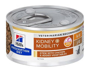 Hill's Prescription Diet Feline K/D Kidney Care + Mobility Cibo Umido Stufato Pollo E Verdure Per Gatti Adulti 82g